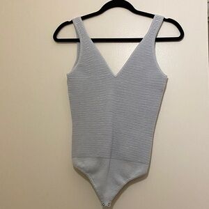 Abercrombie & Fitch Gray Ribbed Top